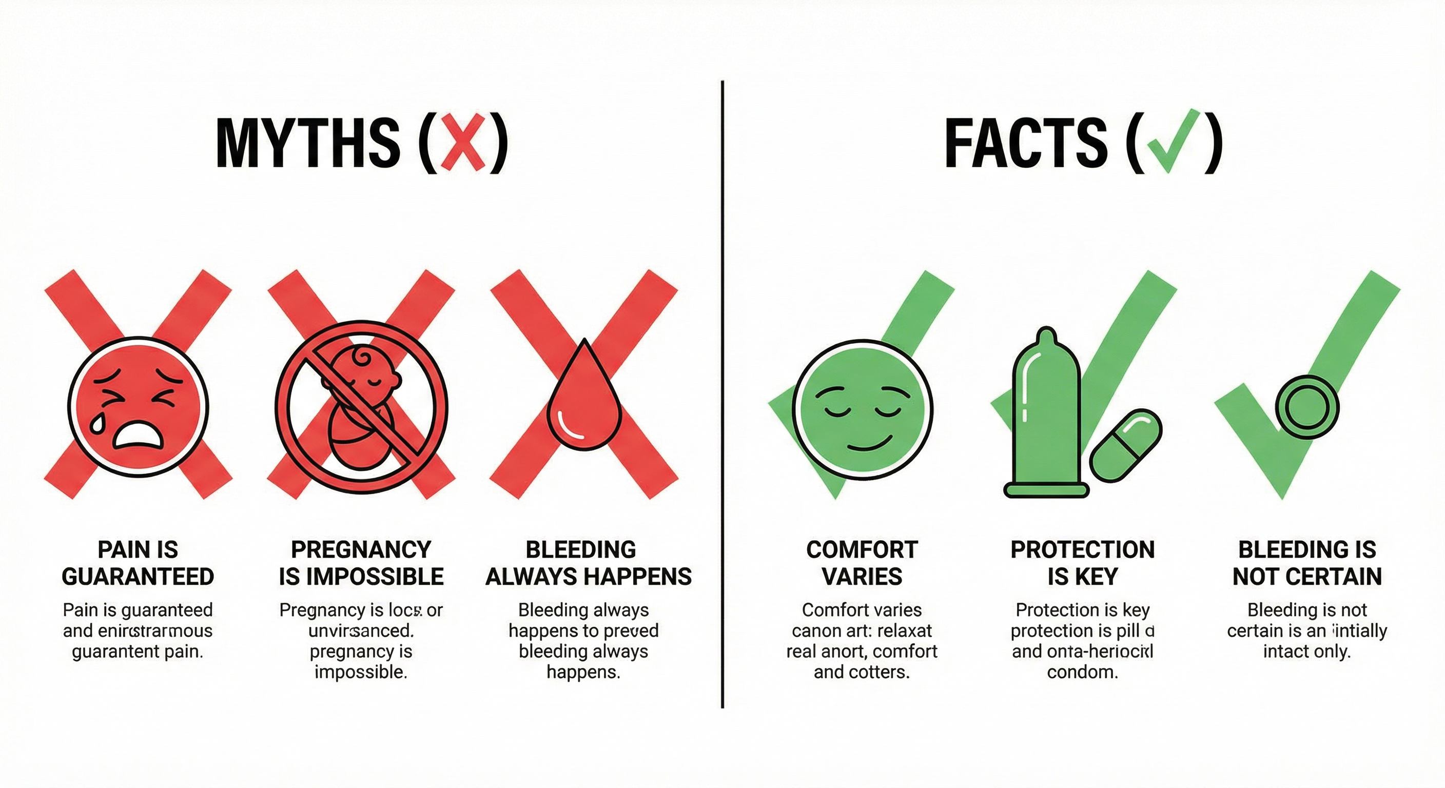 First Time Sex Myths vs Facts