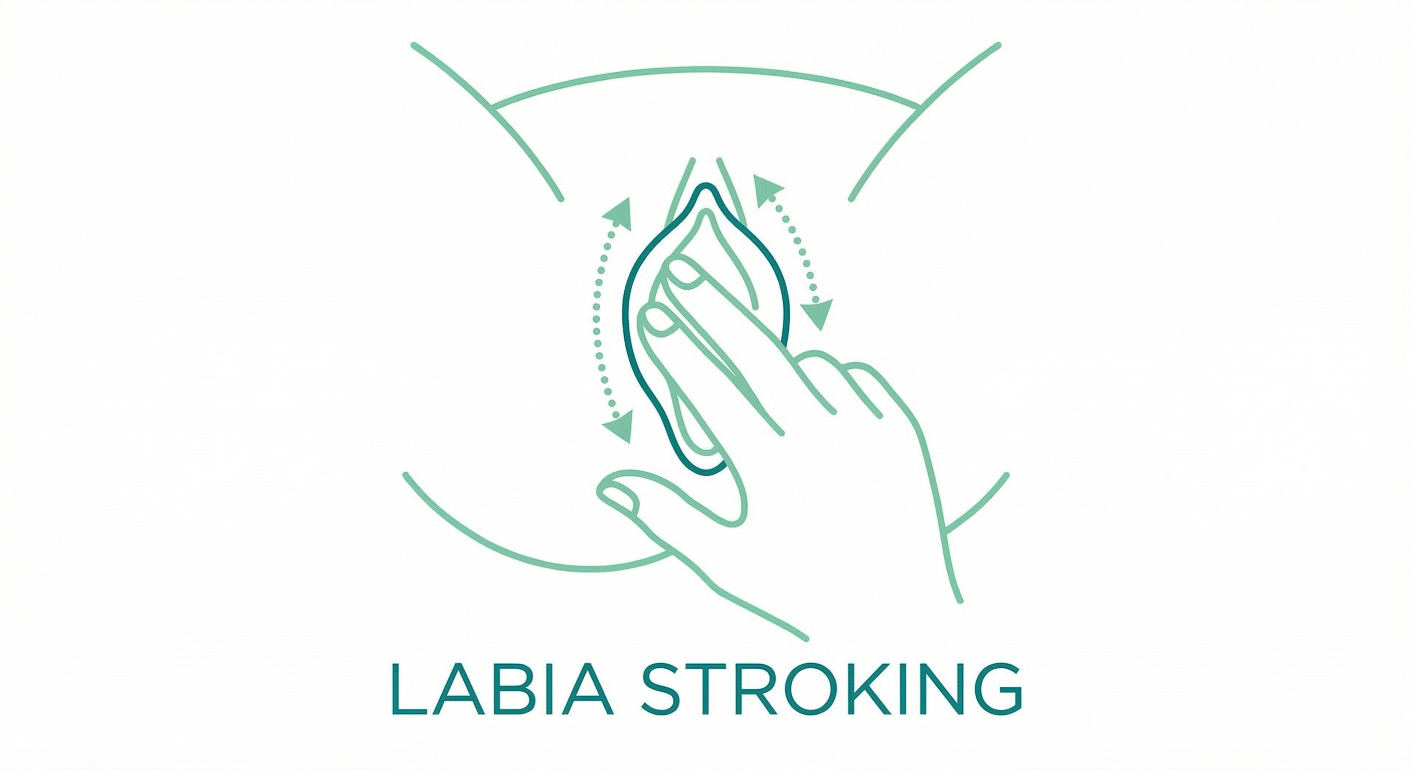 Labia stroking technique